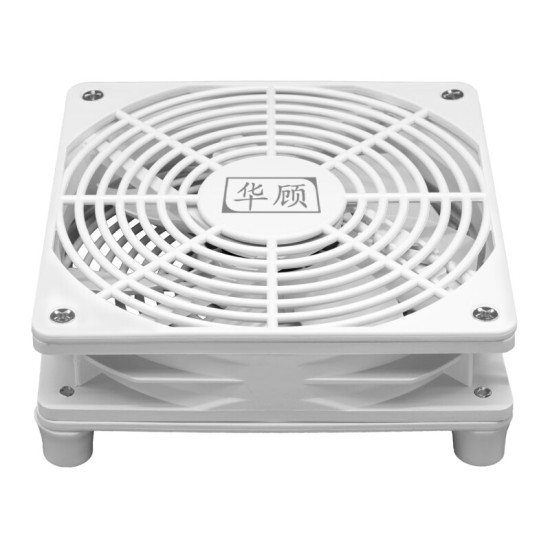 华顾家用路由器散热风扇电脑主机CPU机箱散热器风扇底座5V静音USB开关路由器光猫提速降温