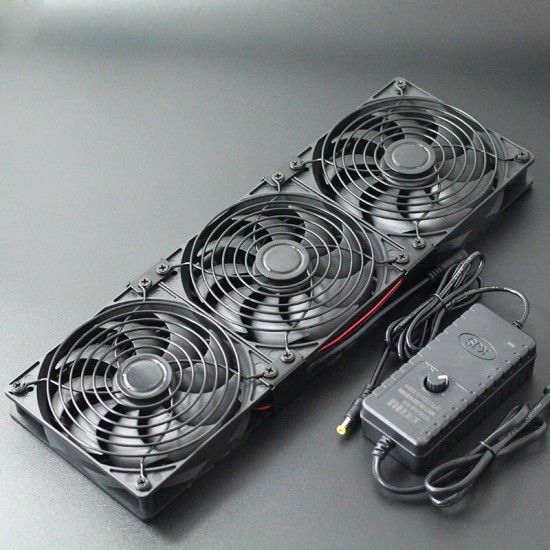 晶颜 12CM高转速暴力风扇大风量 涡轮增压风扇220V电脑机柜显卡架风扇 服务器水冷排散热风扇排