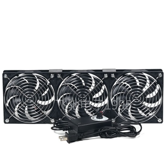 安霞12cm大风量高转速暴力风扇220V笔记本机柜暖气片散热服务器水冷排