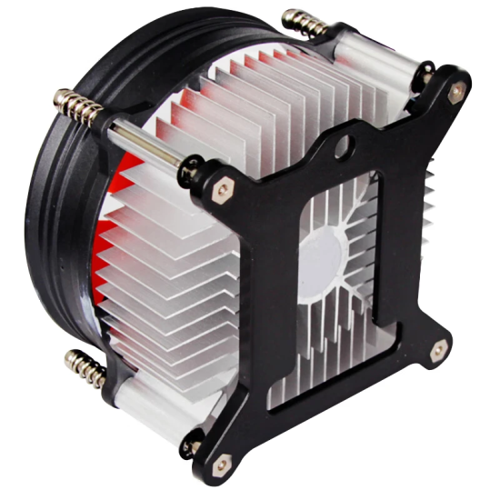 大水牛 BUBALUSL5 CPU散热器（支持INTEL115X/台式电脑风冷散热器/9CM风扇/附带硅脂） L5红色(9cm风扇/Intel/锁具)