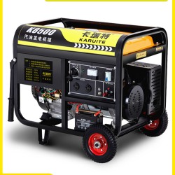 汽油发电机220V家用小型3KW/5/6/8/10千瓦三相380V大功率户外摆摊