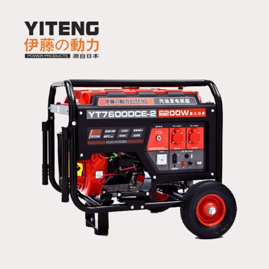 小型3 5 6 7 8KW汽油发电机220V380V户外应急工程备用YT3600DC-2
