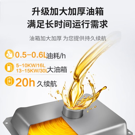 宗申集团（ZONGSHEN）柴油发电机组KW家用5/6/8/10千瓦单相220v户外低噪音三相380V动力