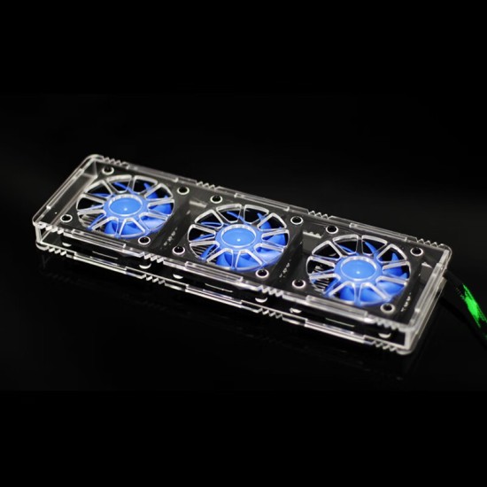 晶颜 显卡背板散热器通用RTX3090显卡散热风扇静音3070 3080显存降温散热器显卡风扇