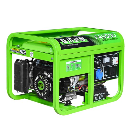 亚拓创恒3kw小型汽油发电机家用单相220V三相380伏5/6/8KW/10千瓦