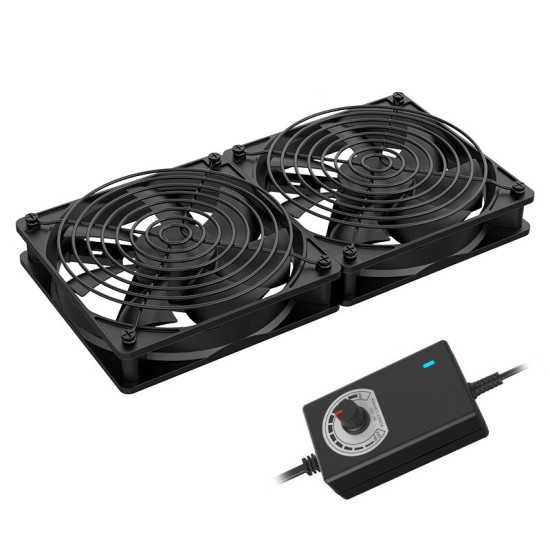 零度世家12CM大风量高转速暴力风扇 220V外置带调速静音散热风扇