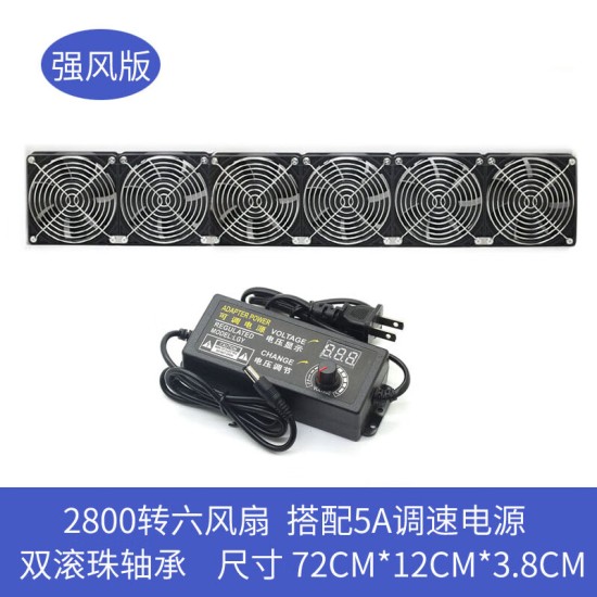 万纹12CM超大风量高转速风扇机柜功放显卡架服务器水冷排净化器散热