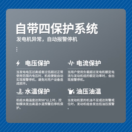 潍柴30KW-2000KW静音箱柴油发电机组全功率医院酒店应急发电机噪音低