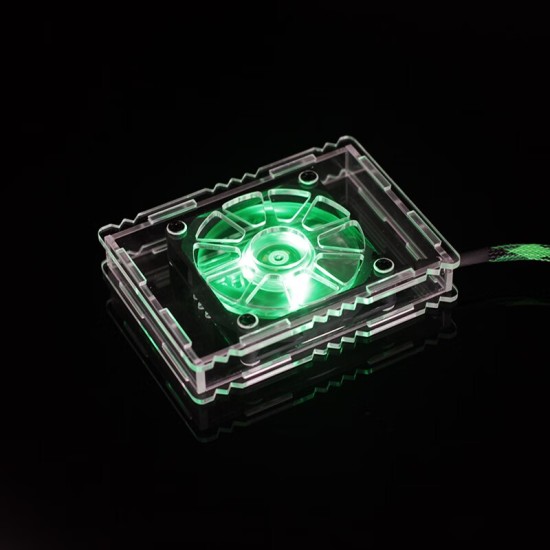 晶颜 显卡背板散热器通用RTX3090显卡散热风扇静音3070 3080显存降温散热器显卡风扇