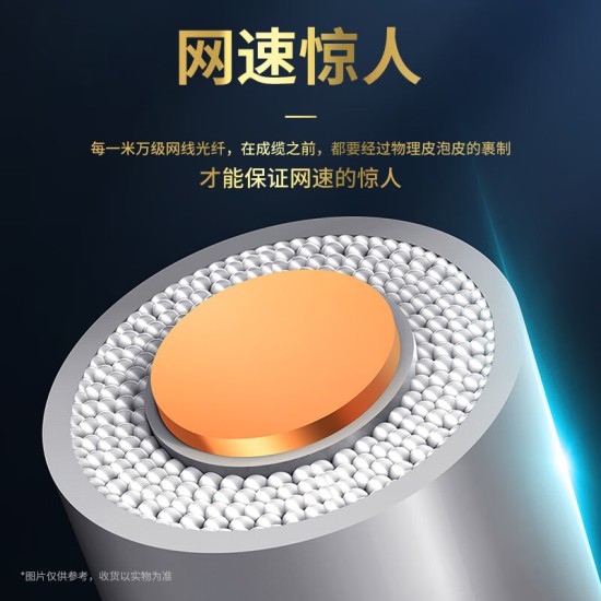 万级稳连无氧铜纯铜芯非屏蔽超六类网线 Cat6A类万兆宽带网络线白色一整箱 工程家装修家庭用布线