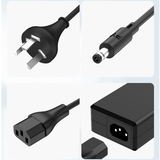 e磊 高质量12v5a电源适配器 LED液晶显示器监控电源线3A4A硬盘充电器打印机按摩椅录相电源5.5*2.5