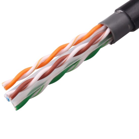 扬普（YANG PU） 扬普室外千兆网线超六类双屏蔽六类纯铜双绞线户外家用高速网线8芯工程级