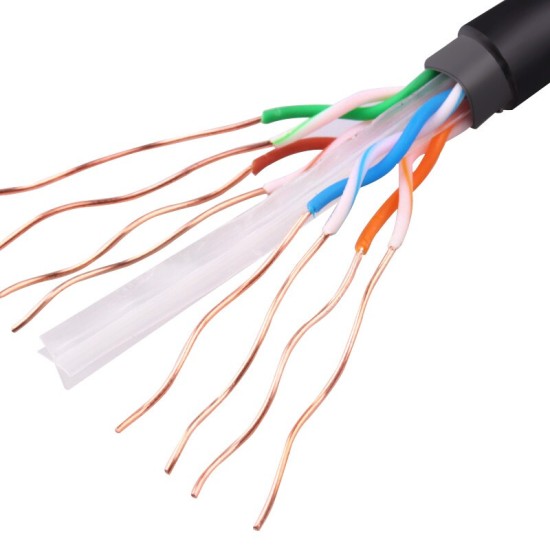 扬普（YANG PU） 扬普室外千兆网线超六类双屏蔽六类纯铜双绞线户外家用高速网线8芯工程级