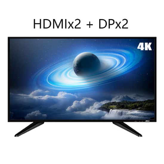 大华乐橙大华32寸4K监视器43 49 55 65 75 98高清4K液晶监控显示器