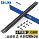 SK-LINK 六类网络配线架24口 CAT6类19英寸机架式1U非屏蔽机柜工程级镀金理线架网线理线槽 SK-P6-24