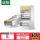 绿联 六类网线水晶头 6类千兆网络接头 CAT6镀金工程级RJ45电脑连接器 适用超六类万兆非屏蔽网线100个
