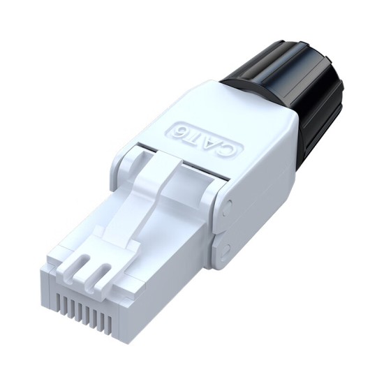 胜为 六类免压水晶头 6类千兆网络网线接头 8P8C免工具RJ45电脑网线连接器 网络连接头 单个装CMRJ6001