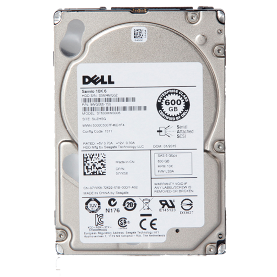 戴尔（DELL）企业级服务器硬盘配件 SAS 1TB 2TB 3TB 4TB 6TB 8TB 10TB