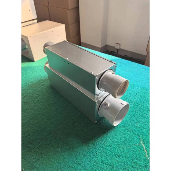 OUOETY空调全热新风系统管道风机通风管道金属消音器消音箱主机降噪隔音