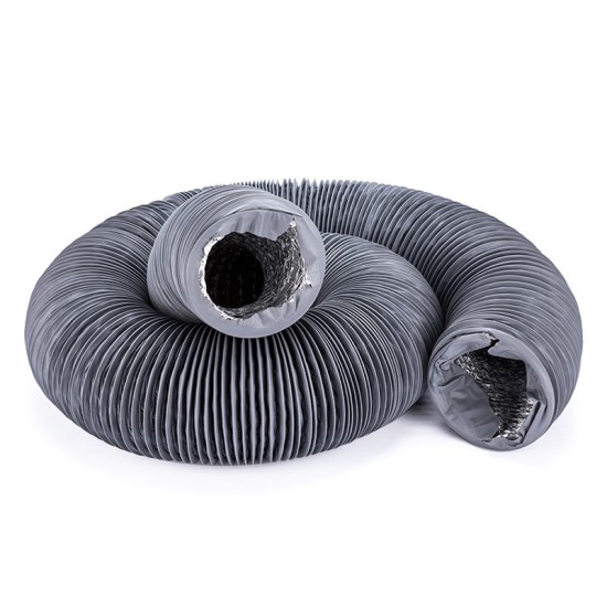 卫百特工 pvc铝箔排风管卫生间换气扇浴霸排气管厨房抽油烟机排烟管通风管道新风系统钢丝伸缩软管加厚