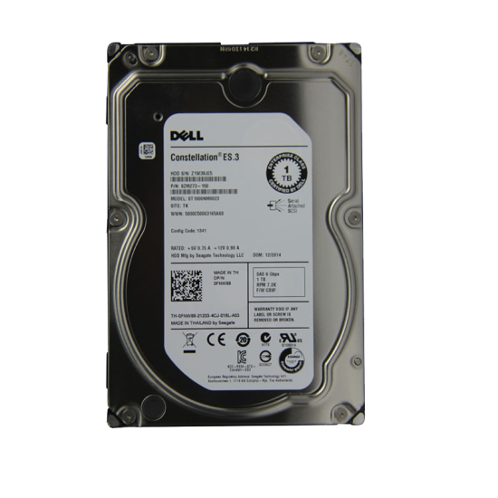 戴尔（DELL）企业级服务器硬盘配件 SAS 1TB 2TB 3TB 4TB 6TB 8TB 10TB
